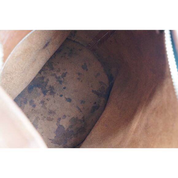 Vintage Coach Bucket Bag ~ Duffle Sac Large RARE 0712 Light Brown Made in USA - Picture 11 of 15